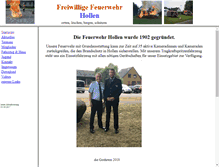 Tablet Screenshot of feuerwehr-hollen.de